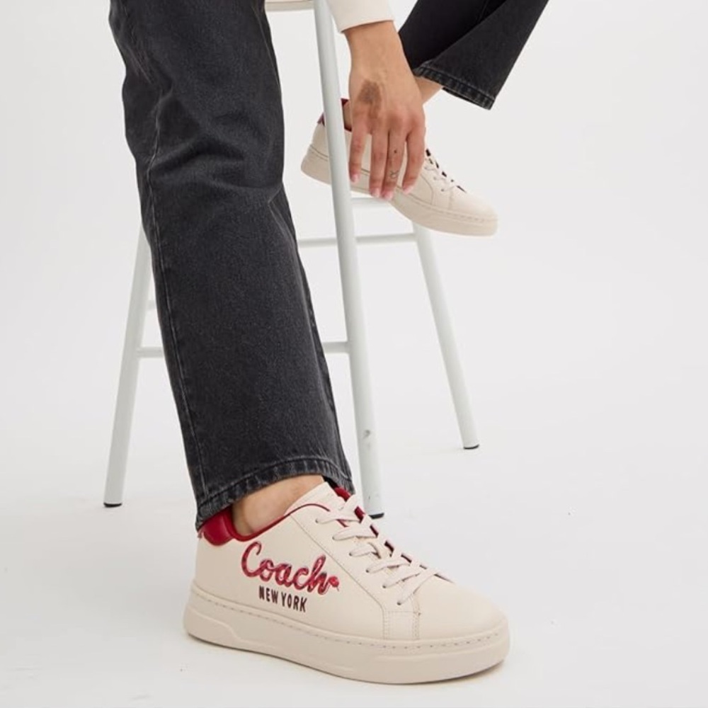 Coach Chalk Multi High Line Sneakers - Picture 2 of 11